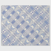 Portugiesische Muster Geschenkpapier (Flach)