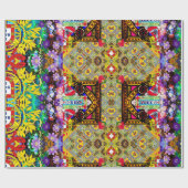 Portugiesische Muster Geschenkpapier (Flach)
