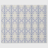 Portugiesische Muster Geschenkpapier (Flach)