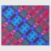 Portugiesische Muster Geschenkpapier (Flach)