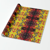 Portugiesische Muster Geschenkpapier (Ungerollt)