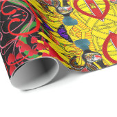 Portugiesische Muster Geschenkpapier (Rolleneckpunkt)