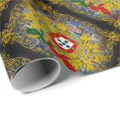 Portugiesische Muster Geschenkpapier (Rolleneckpunkt)