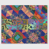 Portugiesische Muster Geschenkpapier (Flach)