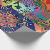 Portugiesische Muster Geschenkpapier (Ecke)