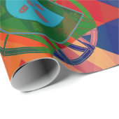 Portugiesische Muster Geschenkpapier (Rolleneckpunkt)