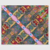 Portugiesische Muster Geschenkpapier (Flach)