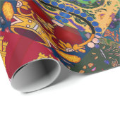 Portugiesische Muster Geschenkpapier (Rolleneckpunkt)