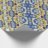 Portugiesische Muster Geschenkpapier (Ecke)