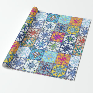 Portugiesische Muster Geschenkpapier