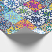Portugiesische Muster Geschenkpapier (Ecke)