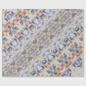 Portugiesische Muster Geschenkpapier (Flach)