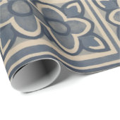 Portugiesische Muster Geschenkpapier (Rolleneckpunkt)