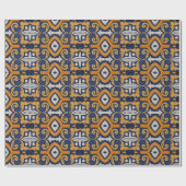 Portugiesische Muster Geschenkpapier (Flach)