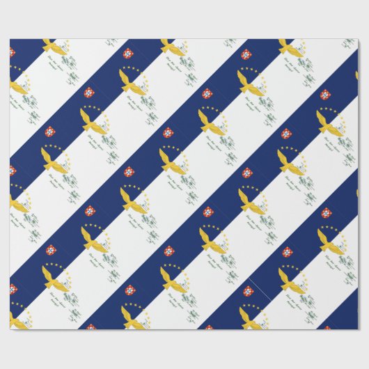 Portugiesische Muster Geschenkpapier (Flach)