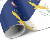Portugiesische Muster Geschenkpapier (Rolleneckpunkt)
