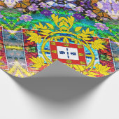 Portugiesische Muster Geschenkpapier (Ecke)