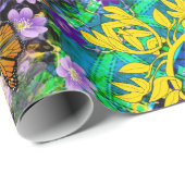 Portugiesische Muster Geschenkpapier (Rolleneckpunkt)