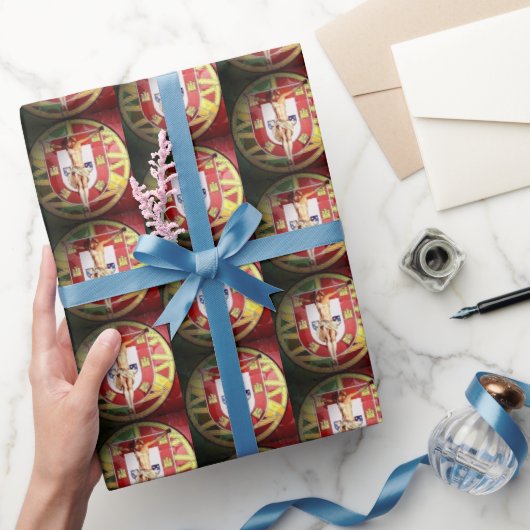 Portugiesische Muster Geschenkpapier (Schenken)