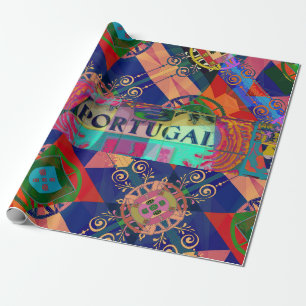 Portugiesische Muster Geschenkpapier