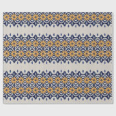 Portugiesische Muster Geschenkpapier (Flach)