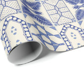 Portugiesische Muster Geschenkpapier (Rolleneckpunkt)