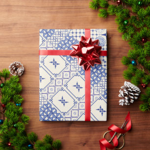Portugiesische Muster Geschenkpapier