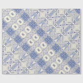 Portugiesische Muster Geschenkpapier (Flach)