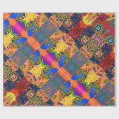 Portugiesische Muster Geschenkpapier (Flach)