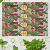 Portugiesische Muster Geschirrtuch (Gefaltet)