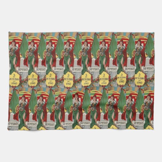 Portugiesische Muster Geschirrtuch (Horizontal)