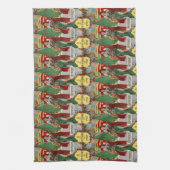 Portugiesische Muster Geschirrtuch (Vertikal)