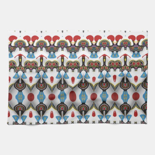 Portugiesische Muster Geschirrtuch (Horizontal)