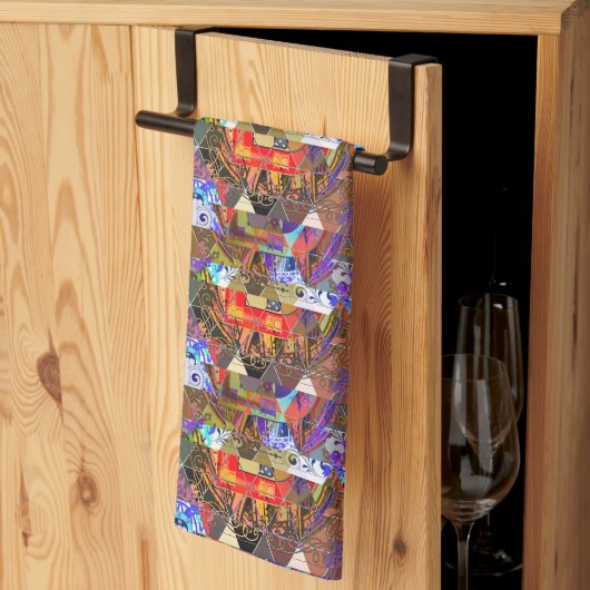 Portugiesische Muster Geschirrtuch (Drittel gefaltet)