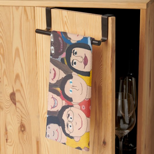 Portugiesische Muster Geschirrtuch (Drittel gefaltet)