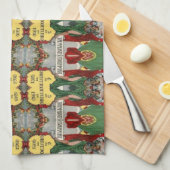 Portugiesische Muster Geschirrtuch (Viertel Falte)