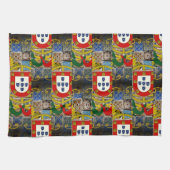 Portugiesische Muster Geschirrtuch (Horizontal)