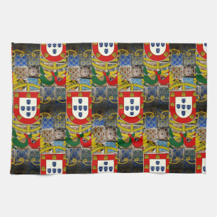 Portugiesische Muster Geschirrtuch