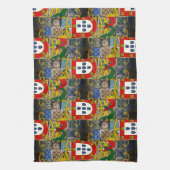 Portugiesische Muster Geschirrtuch (Vertikal)