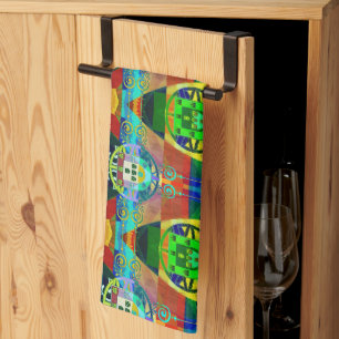 Portugiesische Muster Geschirrtuch