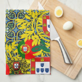 Portugiesische Muster Geschirrtuch (Viertel Falte)