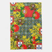 Portugiesische Muster Geschirrtuch (Vertikal)