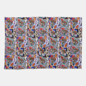 Portugiesische Muster Geschirrtuch (Horizontal)