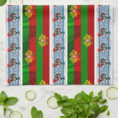 Portugiesische Muster Geschirrtuch (Gefaltet)