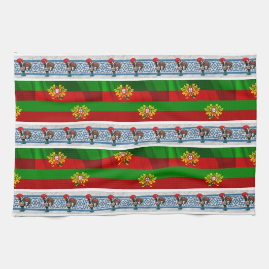 Portugiesische Muster Geschirrtuch (Horizontal)
