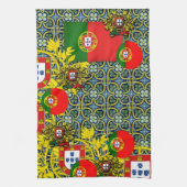Portugiesische Muster Geschirrtuch (Vertikal)