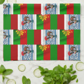 Portugiesische Muster Geschirrtuch (Gefaltet)