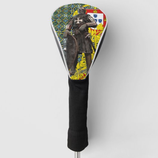 Portugiesische Muster Golf Headcover (Vorderseite)