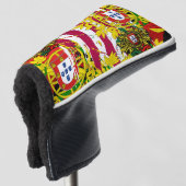 Portugiesische Muster Golf Headcover (3/4 Vorderseite)