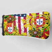 Portugiesische Muster Golf Headcover (Vorderseite)